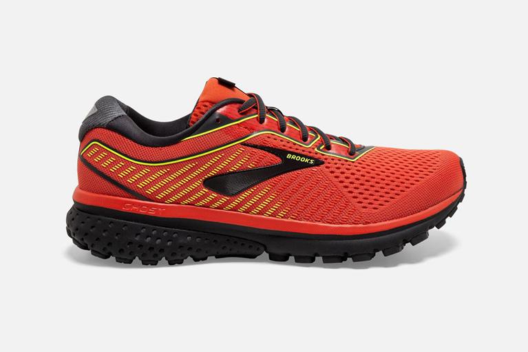 Brooks GHOST 12 Road Running Shoes Mens Outlet - Red (ZTM418962)